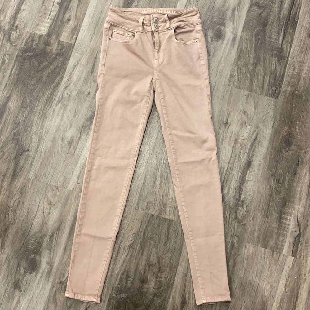 American eagle pink jeans